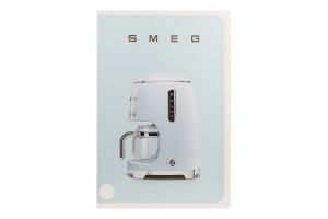 Кавоварка Smeg крапельна біла DCF02WHEU