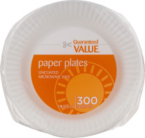 Guaranteed Value Paper Plates - 300 CT