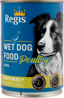 Корм д/дорослих собак з м"ясом птиці 415г ж/б Регіс
