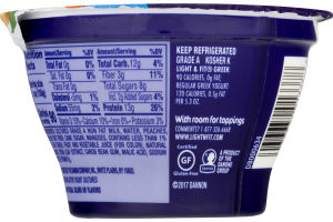 Dannon Light & Fit Greek Nonfat Yogurt Peach Mango
