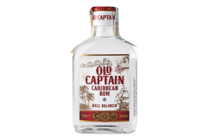 Ром 0.2л 37.5% белый Caribbean Old Captain бут
