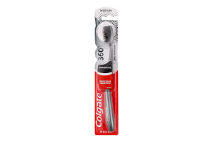 Щітка зубна medium Charcoal 360 Colgate 1шт