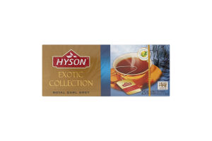 Чай черный Королевский Эрл Грей Exotic collection Hyson к/у 25х2г