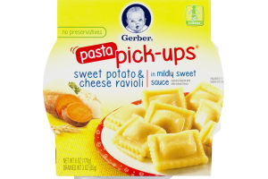 Gerber Pasta Pick-Ups Sweet Potato & Cheese Ravioli in Mildly Sweet Sauce