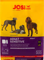 Корм сухой полнорационный для взрослых собак Sensitive Adult JosiDog м/у 900г