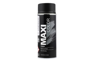 Грунт-аерозоль Maxi Color чорний 400мл MX0004