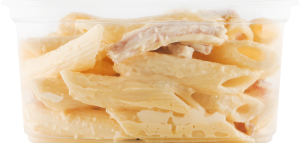 Макарони в голланд. соусі/шинк(ПАК) ваг