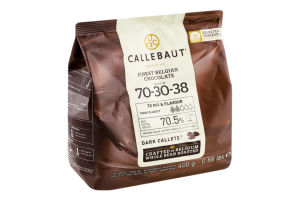 Шоколад 70.5% темный Dark callets Callebaut м/у 0.4кг