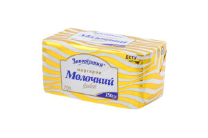 Маргарин 70% столовый Молочный особый Запорізький м/у 250г