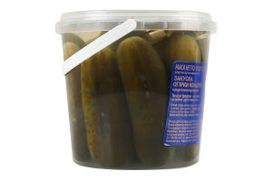 Огірки квашені непастеризовані Гордій відро 1кг