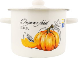 Кастрюля Idilia с крыш эмалирован цилиндр асс 4.5л