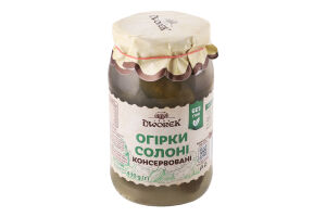 Огурцы соленые консервированные пастеризованные Dworek с/б 850г