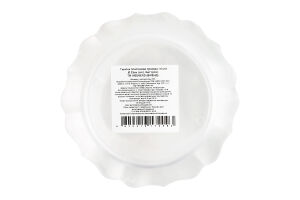 Тарілка пластикова прозора міцна d23см Karnaval Weekend 6шт