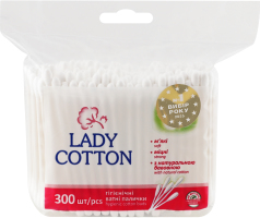 Палочки ватные гигиенические Lady Cotton 300шт