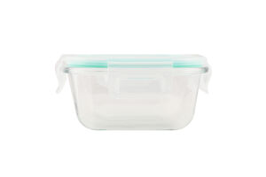 Контейнер д/зберігання 370мл скло з кришкою