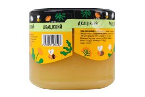 Мед натуральный цветочный полифлорный акациевый Лавка традицій в/с с/б 370г