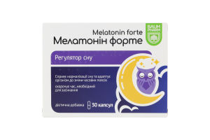 Добавка дієтична капсули Мелатонін форте Baum Pharm 30шт