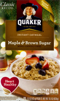 Quaker Instant Oatmeal Maple & Brown Sugar - 10 CT