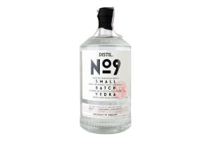 Горілка 1л 40% Distil. №9 пл