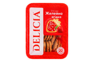 Печенье сдобное Желейная ягодка Delicia лоток 300г