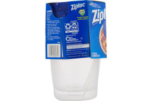 Ziploc Twist n Loc Containers & Lids, Quart - 2 CT