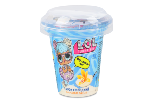 Творожок 5% сладкий со вкусом ванили L.O.L. Surprise! ст 130г