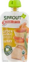 Sprout Organic Baby Food Garden Vegetables Brown Rice With Turkey