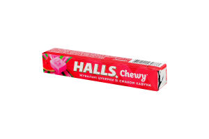 Конфеты жевательные со вкусом арбуза Chewy Halls м/у 47г
