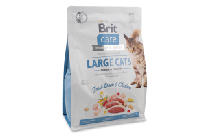 Корм д/котів великих порід Пауер енд Віталіті сухий 2кг Бріт Кеа