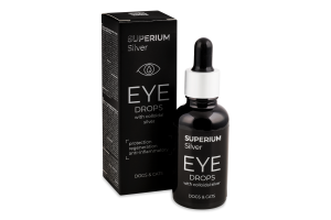 Краплі очні д/котів та собак Silver з колоїдним сріблом 30мл Superium