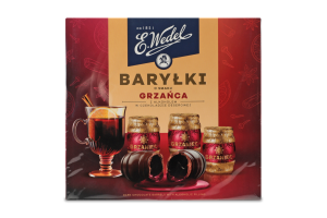 Цукерки E.Wedel Barrels начинка глінтвейн чорн/шок