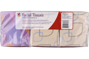 Ahold Facial Tissues Strong & Gentle - 3 CT