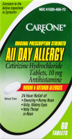 CareOne All Day Allergy Indoor & Outdoor Allergies Tablets - 60 CT