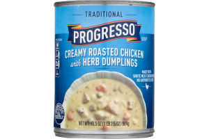 Progresso Traditional Creamy Roasted Chicken with Herb Dumplings Soup