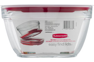 Rubbermaid Glass Container With Lid 11.5 Cups