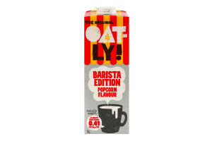 Напій вівсяний Barista Edition зі смаком попкорну, 1 л Oatly