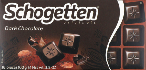 Шоколад черный Schogetten к/у 100г