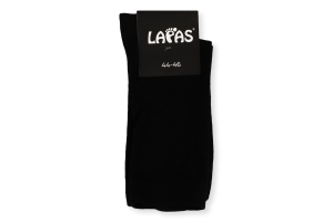 Носки мужские бамбук Lapas №9119BLK 44-46 черный