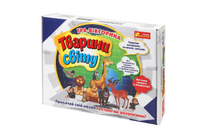 Гра настільна Тварини свiту Ранок