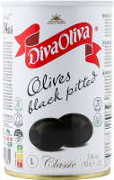 Маслины черные без косточки Classic Diva Oliva ж/б 300г