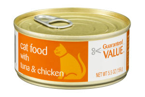 Guaranteed Value Cat Food with Tuna & Chicken
