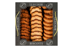 Печенье сдобное песочно-отсадное Дольче Мисто Микс Biscotti к/у 0.45кг