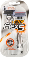 Станок д/гоління одноразовий Флекс-5 3шт Бік