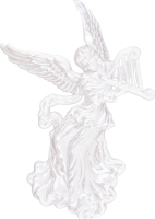 Подвеска на елку №0901-6 Ангел с арфой Хамелеон Оском Плюс 1шт