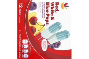 Ahold Red, White & Blue Pops - 12 CT