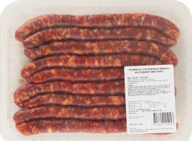 Ковбаски з яловичини Мергез охолоджені фасовані