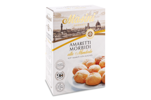 Печенье мягкое миндальное Amaretti morbidi Masini к/у 150г
