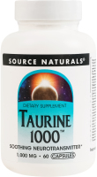 Добавка диетическая капсулы 1000мг Таурин 1000 Source Naturals 60шт