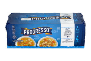 Progresso Soup Light Chicken & Dumpling, Light Chicken Noodle - 8 CT