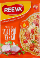 Вермішель швидкого приготування зі смаком гострої курки Reeva м/у 60г